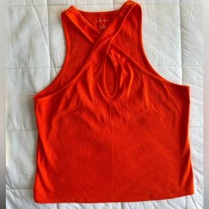 Anthropologie cross cross top